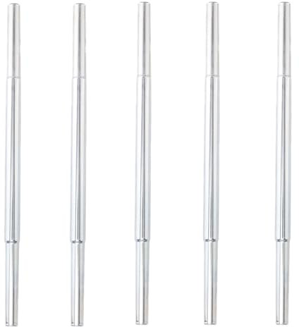 Gosknor 5 Pcs Golf Club Shaft Extensions, Aluminum Alloy Putter Length Extension Kit Putter Length Adjustment Tool for Irons and Woods Golf Steel Clubs Replacement Parts