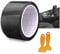 pangutheos Vinilo Fibra Carbono, 5cm x 10m Vinilo Adhesivo Coche, Vinilo para Coche con Raspadores para Decorar Automóvil, Motocicleta
