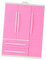Garneck 1 Stück Mini-Puppenkleiderschrank Puppenmöbel mini Schrank Organizer für Puppenkleidung Puppenschrank Garderobenschmuck Puppenkleidung Accessoires Abs Rosa