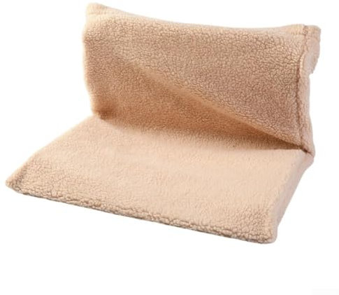 BlissfulAbode Winter Comfort Panier suspendu pour radiateurs pour chats et petits animaux jusqu'à 5 kg Beige