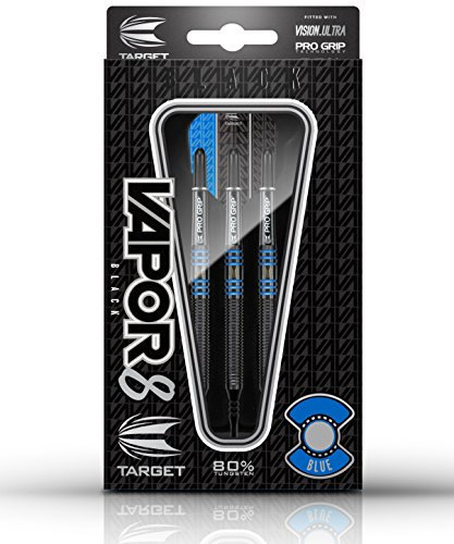 TARGET Vapor 8 Black Tungsten Softdart 18g inkl. Satz Empire®™ Flights (18g blau)