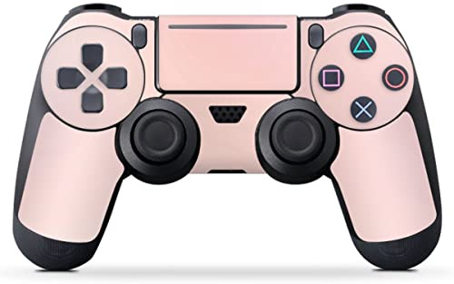 DeinDesign Skin kompatibel mit Sony PlayStation 4 Slim Controller Folie Sticker rosa UtArt Wolke