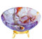 FASHIONZAADI Stone Hand Carved Bowl for Chakra Balancing Peace Gemstone Energy Home Table Decor Reiki Healing (Amethyst Stone)