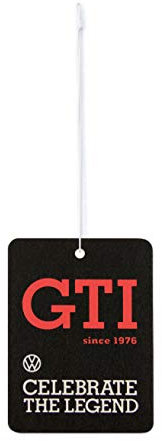 BRISA VW Collection - Volkswagen Luft-Erfrischer-Duft-Spender fürs Auto im GTI Motiv Einzelpack (GTI The Legend/Sport Fresh/Schwarz)