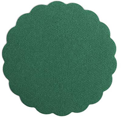 1000 Airlaid Glasuntersetzer rund für Gläser 9cm Durchmesser Stoffähnlich | Untersetzer Getränkeuntersetzer Coasters Stoffoptik | Hochzeit Gastronomie Catering Hotel | Premium QUALITÄT | Grün