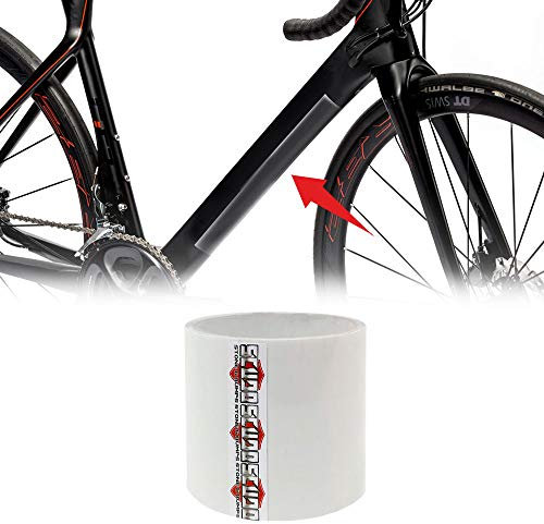 4R Quattroerre.it Quattroerre, Rotolo Nastro Adesivo Scudo Roll per Protezione Telaio Bicicletta Unisex Adulto, Trasparente, 12 x 300 cm