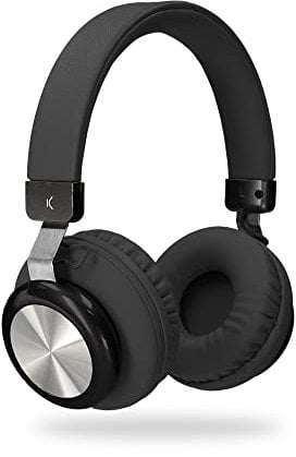 Auriculares Retro Ksix Estereo Inalambricos Negro