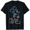 Disney Mickey & Friends Micky Neon Line Porträt T-Shirt