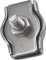 FASTON® Simplex Drahtseilklemme 8 mm Edelstahl A4 V4A (10 Stück) Seilklemmen Drahtseil Klemme Kabelklemme Anzug für Seil