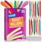 SOL 45pk Rocket Balloons, Assorted Colours Flying Balloons, Whistling Balloons Party Bag Fillers for Kids, Durable Latex, Noisy Screaming, Perfect for Parties, Loot Bags, and Fun Activities