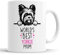 Faithful Prints Yorkie World's Best Mum Mug Dog Mum Yorkshire Terrier Mum Cup Friend Funny Gift Birthday Christmas, Yorkie Mug (FP-10424)