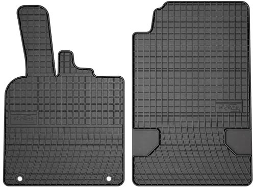 MOTOS Gummimatten Auto Fussmatte passend für Smart Fortwo II 2007-2014 Hatchback Verbessern Sie Ihren Reisekomfort mit Antirutschmatte Auto- Allwetter fußmatten Auto, Schutz vor Verschmutzung