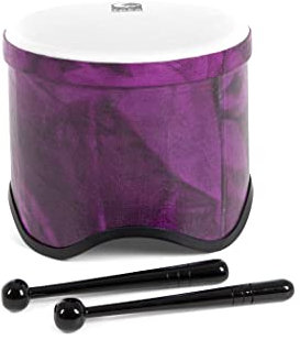 TOCA World Percussion Freestyle 2 Tom Tom (optimale Trommel für Drum Circles, Schulen & Kindergärten, aus robustem Synthetikmaterial, Durchmesser: 9,5, Höhe: 8), Woodstock Purple