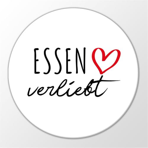Huuraa Magnet Essen verliebt Geschenk Kühlschrankmagnet 59mm Flaschenöffner Essen Geschenkidee