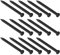 QUARKZMAN 3mm x 40mm Carbonio Acciaio Punta Punta Muro Cemento Chiodi x 50pz Mani- Realizzato Ferramenta Fissaggi Mini Chiodi per Costruzione, Carpenteria Cemento Muri Nero