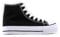 MODELISA - Zapatilla Alta Lona Plataforma con Cordón Estilo Casual Mujer (Negro, Numeric_41)