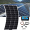 Kit De Panneaux Solaires Flexibles (150 W/300 W), Chargeur De Voyage ExtéRieur 12 V, ContrôLeur De Charge (40 A), Pliage En Arc à 30 °,Camping-Car, ExtéRieur,150W