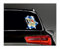 WildeBabsKLBT D05 Bayern blau weis Löwen Bundesland Schrift weiß Fahne Flagge Wappen Staat Land Karte Form 11cm Hochwertiger Premium Auto-Aufkleber Sticker Decal Autoaufkleber Q23