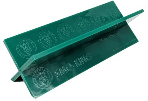 SMO King Ultimate Tabler Rolling Aid V Block Cradle - Interlocking King Size Rolling Paper X Stand Plank. Essential Rolling Tray Accessories (Teal)