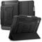 Spigen Rugged Armor Pro Hülle für iPad Pro 11 Zoll 5.Generation M4 (2024) Case mit Stifthalter Auto Schlaf/Wach Funktion stoßfeste Schutzhülle mit veganem Veloleder - Schwarz