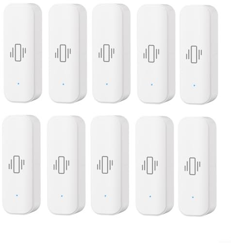 Sensor de vibración inteligente WiFi Sensor de vibración para Zigbee Sensor de vibración para Tuya Sensor de vibración inteligente WIFI Alarma en tiempo real para protección de seguridad en el