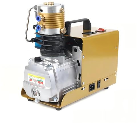 Compresor PCP 30 Mpa, 1800 W, alta presión, 130 l/min, 2800 rpm, refrigeración por agua, modo de refrigeración para válvulas, tuberías, pequeñas botellas de alta presión, etc