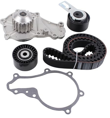 HouYeen Pack of 5 Timing Belt Kit and Water Pump for Ci-troen Berlingo C-Elysee C3 mk2 C4 Grand Picasso mk1 mk2 C5 mk3 Dispatch mk2 Fo-rd C Max Focus Galaxy mk2 Grand Cmax Mondeo mk4 S max Tourneo