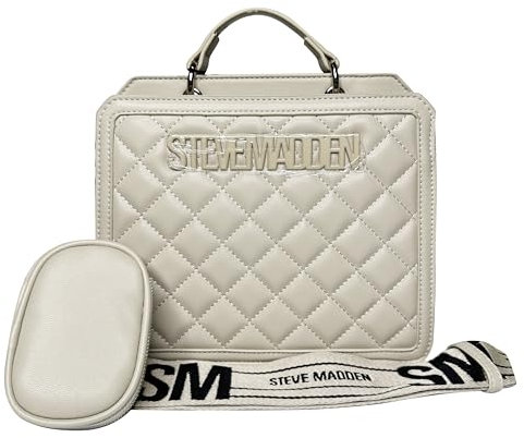 Steve Madden Bevelyn Convertible Crossbody Bag, Knochen, Einheitsgröße