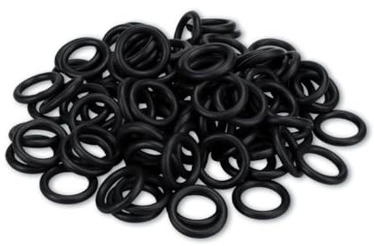 Innfeeltech 100 joints toriques en caoutchouc nitrile, joints toriques d'étanchéité 15 * 2,4 mm pour joints, robinets et tuyaux dans la salle de bain de la cuisine