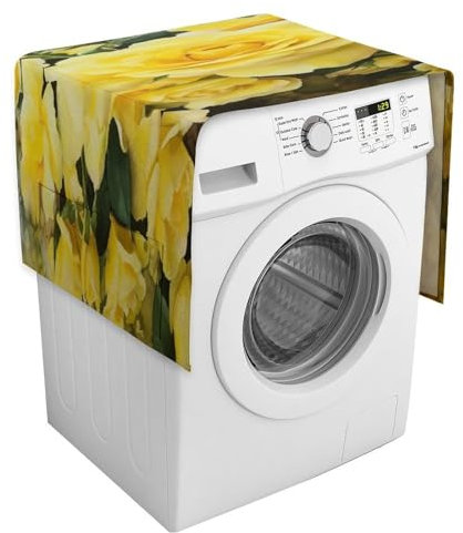 Appliance Protective Cover Yellow Rose Refrigerator Cover Dust Resistant Protective Covers Mixer Cover for Kitchen Aid Accessories and Attachments