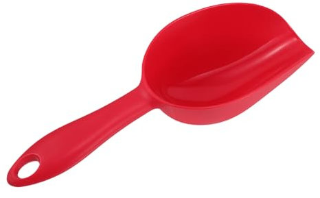 UKCOCO Multi-Purpose Kunststoffschaufel Rot Eisschaufel Mehlschaufel Lebensmittel-Scoop Für Kaffee Tee Und Spülmaschinenfest Und Langlebig Für Küche Und Bar