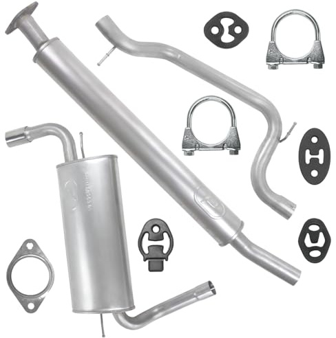 POLMOstrow Auspuff für Ford Focus 3 III MK3 2011-2016 | Vorschalldämpfer, Abgasrohr und Endtopf, Motoren: 1.6, Fließheck, Kombi
