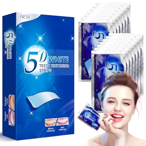 28 Pièces Blanchiment Dentaire, Blanchiment des dents rapide et doux, bande blanchiment dentaire des dents de qualité, Aide à Eliminer Café, Soda, vin Tache