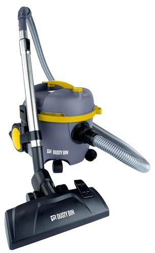 Dusty Bin DB50B Bagged Vacuum Cleaner – Powerful, Lightweight & Compact Corded Cylinder Vacuum Cleaner with Large 6L Capacity, High-Efficiency Filtration, Portable & Easy to Use for Stairs & Home