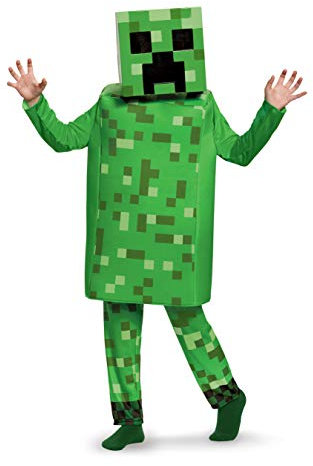 Minecraft Deluxe Kinder Disfraz, color creeper, small (Disguise 65659L) , color/modelo surtido