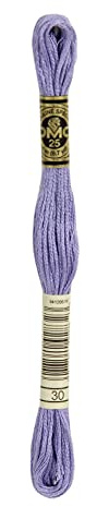 DMC 6-Strand Embroidery Cotton 8.7Yd-Medium Light Blueberry