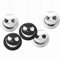 Amscan The Nightmare Before Christmas 5pcs Jack Skellington Paper Lanterns, 13cm, All Ages