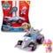 PAW PATROL - Skyes Race & Go Deluxe Basis Fahrzeug mit Figur (Ready, Race, Rescue)