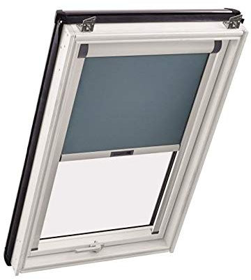 Komplettpaket Sunblock Roto Dachfenster aus Kunststoff inkl. Verdunkelungsrollo V06 (Eindeckrahmen: ZIE, 114 x 140)