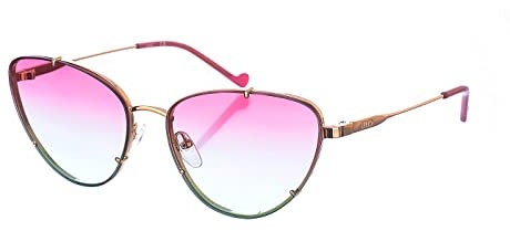 Liu Jo Unisex LJ140S 46590 Sunglasses, 717 Shiny Gold, 59