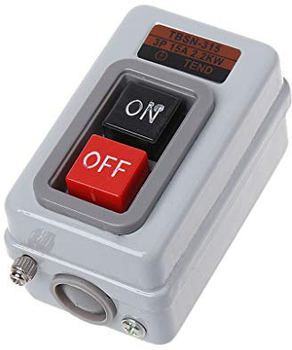 GUMEI TBSN-315 AC 380V 15A 2.2KW ON/off Interruttore a Pulsante di Alimentazione autobloccante trifase