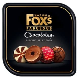 Foxs Biscuit Tin - Foxes Chocolate Biscuits Tins 730G Biscuit Gift Set - Tins Of Biscuits Tin Gifts Chocolate Biscuits Tins Selection Biscuits Gifts