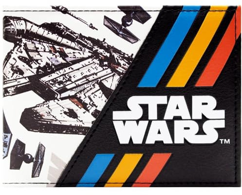 Star Wars Millennium Falcon Galactic Starfight Weiß Portemonnaie Geldbörse