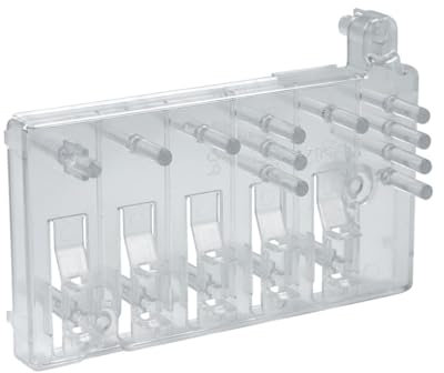 easyPART Kompatibel/Ersatz für Electrolux 1256273002 Tastenfeldeinsatz Lichtleiter Taste transparent Kunststoff AEG Trockner passend für Arthur Martin Privileg eingesetzt in T36800 Lavatherm T 36600 T