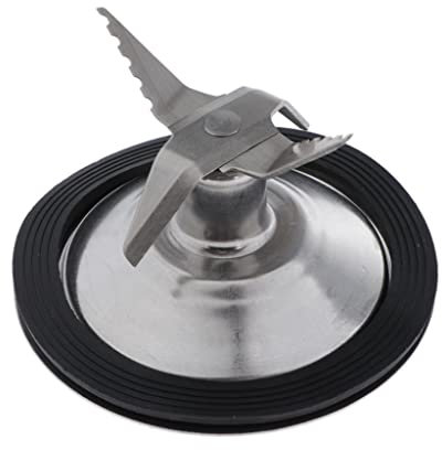 Sharplace Blender Blade for Juicer Mixer Zusatzmesser Ersatzmesser Standmixer Ersatzteile für Küchenmaschinen Mixer 4184 MX2050, 4-Klingen-Edelstahl-Messer mit Dichtung, Silber