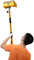Trockenbau Werkzeug 9.8 Trockenbau Taping Flat Finishing Set Griff Einstellbare Taping Werkzeuge mit Schnell Teleskopschalter 40''- 63,8'' Verstellbarer Griff