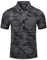 MoFiz Mens Short Sleeve Polo Shirts Breathable Lightweight Outdoor Work Tactical Shirt Casual Fishing Golf Hiking Top Camo Grey Size M
