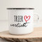 huuraa Emaille Tasse Trier verliebt Geschenk Kaffeebecher Vintage 300ml Trier Geschenkidee