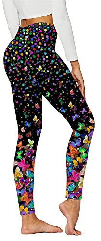 Leggings Damen High Waist Teveo Leggins Wanderleggings Sport High Waist Activewear Scrunch Butt Push Up Leggings Yoga Kompressionsleggins Tiktok Po Lifting Yogahose Laufhose Sporthose