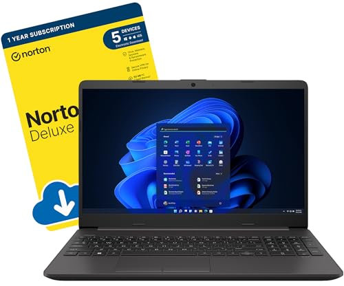 MESH Computers HP 250 G9 15.6-inch Laptop (Intel Core i7-1255U (12th Gen), 32 GB RAM, 1 TB SSD, Windows 11 Pro) includes FREE Norton 360 Deluxe Anti Virus